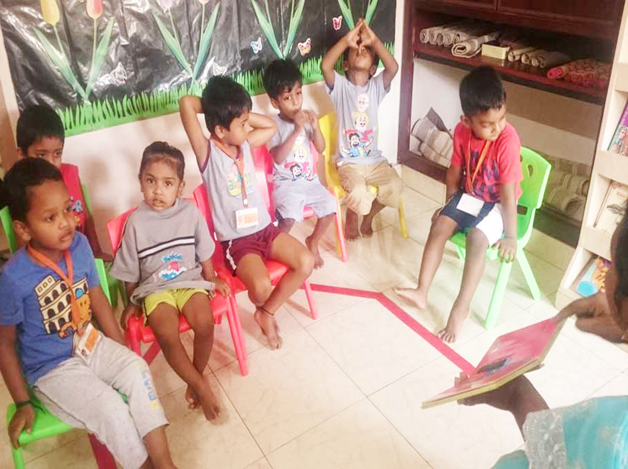 Story reading time in A B CUBE